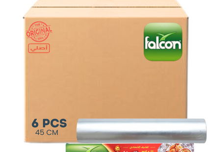 ورق ألومنيوم فالكون 45 سم 2.5 كجم قطعة/كرتونة - كرتون
