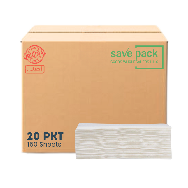 V Fold Tissue 150 sheets x20