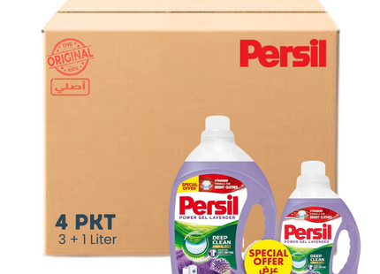 Persil Gel 3L+1 L  4 Packets - Lavender