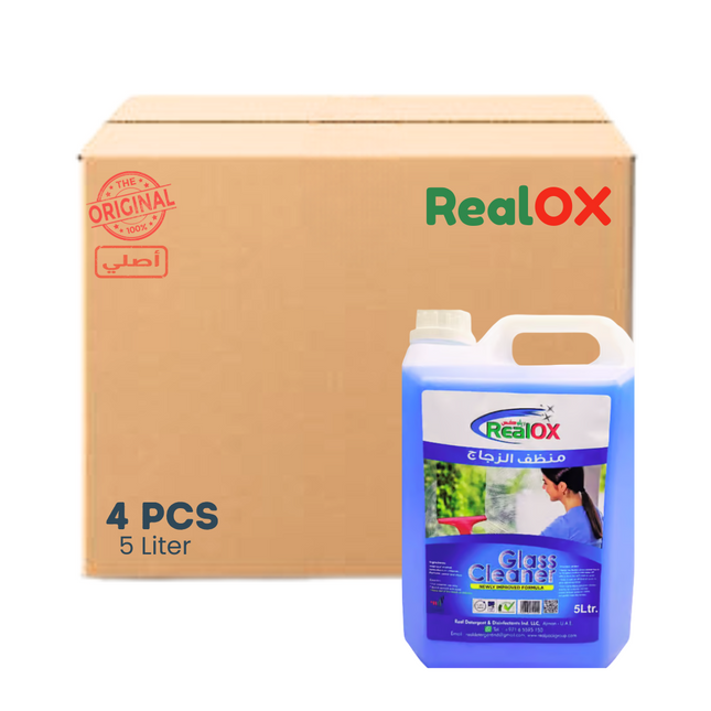 Real Ox Glass Cleaner 5 L * 4 Pcs