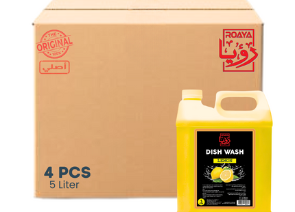 Roaya Dish Wash 5 L x 4 Pcs