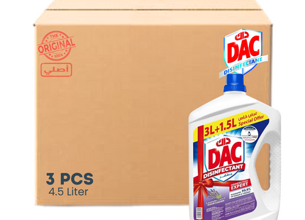 Dac Floor Cleaner Disinfectant 4.5 L x 3 Pcs