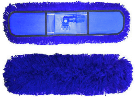 Dust Control Mop Blue Full Set - 80 cm