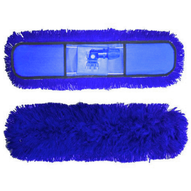 Dust Control Mop Blue Full Set - 80 cm