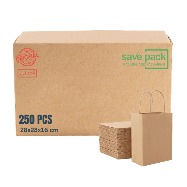 Twisted Paper Bag 29x29x15 cm - 250 Pieces