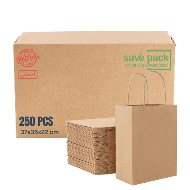 Twisted Paper Bag 35x33x18 CM - 250 Pieces