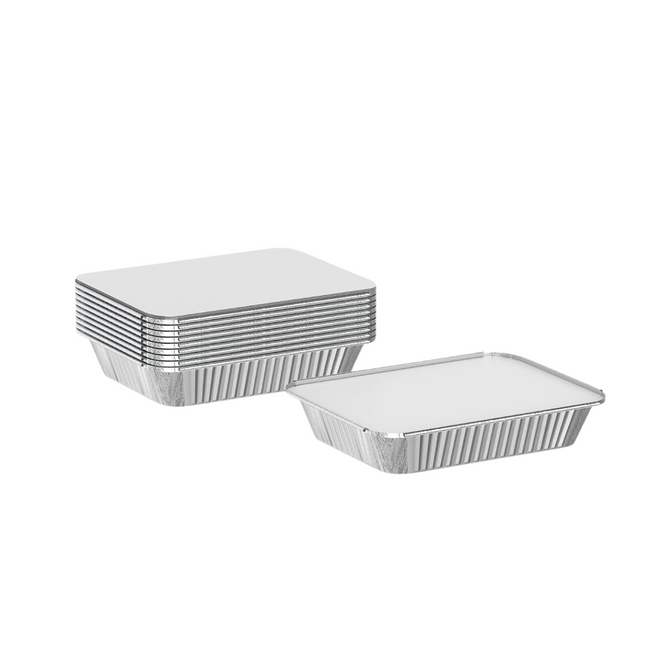 Aluminium Container Medium Size - 25 Pieces