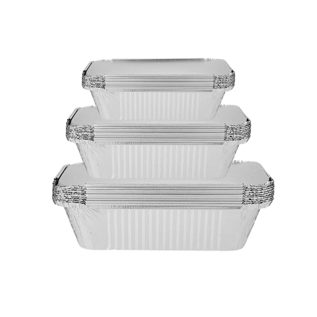 Aluminium Container 3 Sizes - 85 Pieces