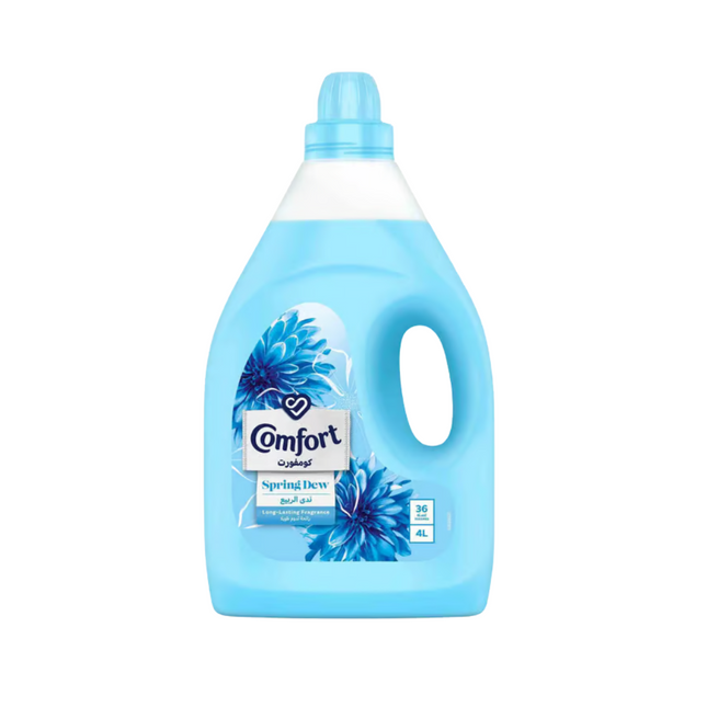 Comfort Fabric Softener, Spring Dew, 4L