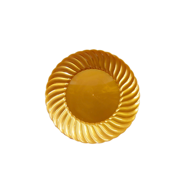 طبق بلاستيك دائري 8 بوصة - 5 قطع