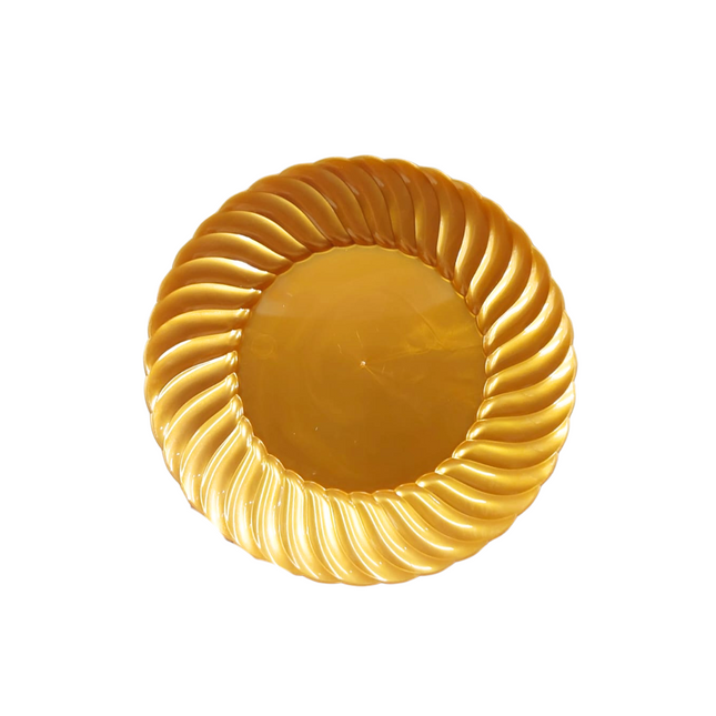 طبق بلاستيك دائري 10 بوصة - 5 قطع