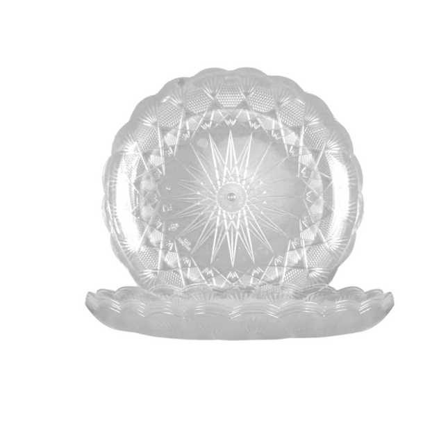 طبق كريستال 24 سم - 10 كجم