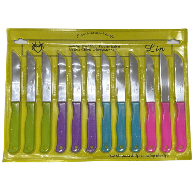 Stainless Steel Multipurpose knives Pack of 12