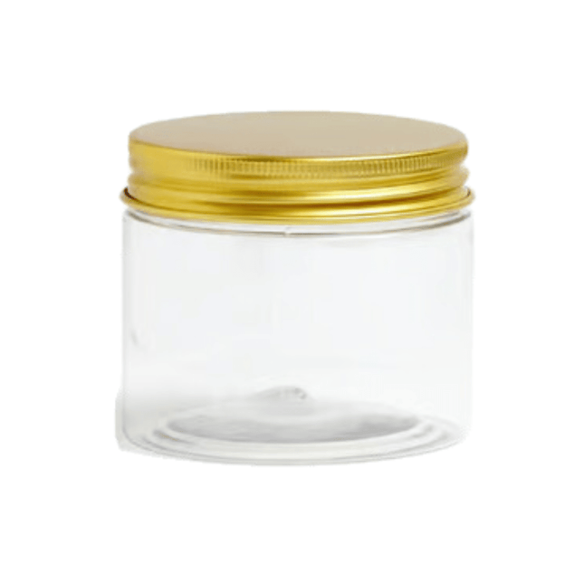 Glass Jars with Gold Lid  390 ml