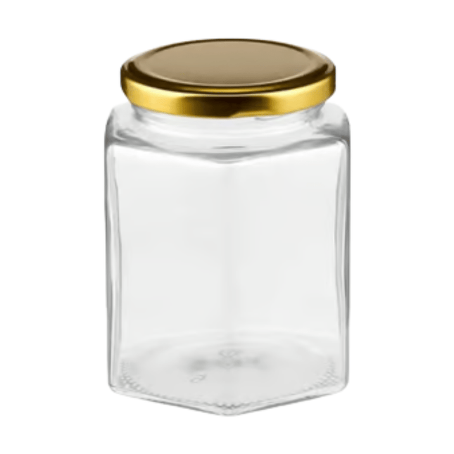 Hexagonal jars - 280 ml