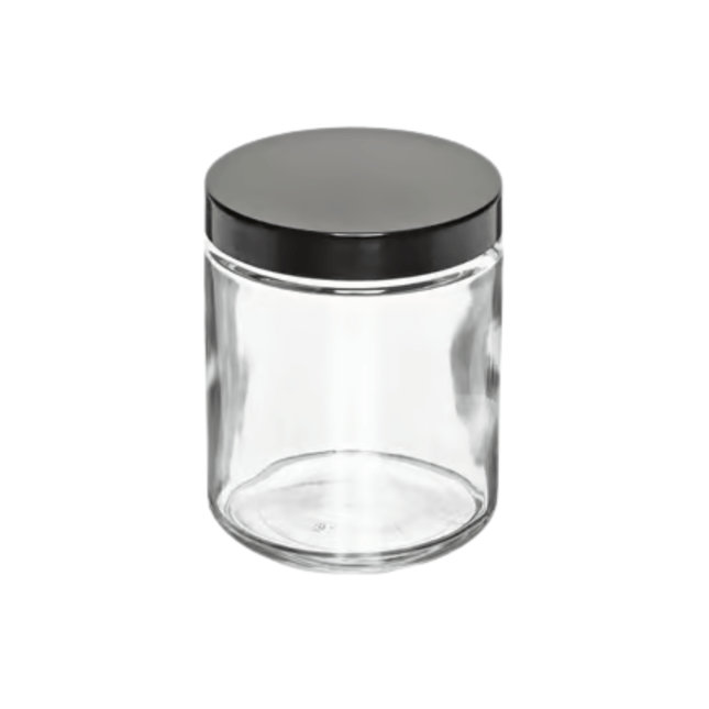 Glass Jars with Black Lid 500 ml