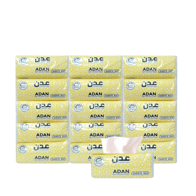Adan Faical Tissue 600 Sheets