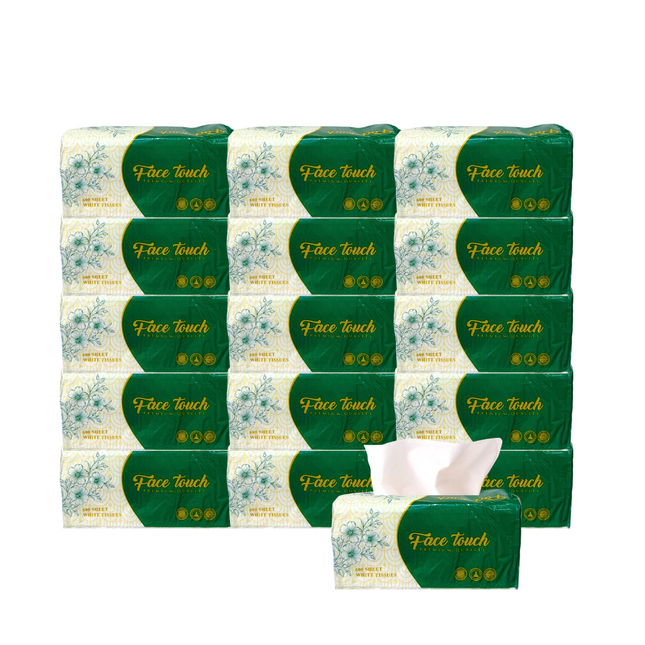 Face touch Facial Tissue 600 Sheets