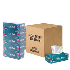 Face touch Facial Tissue 200 Sheets x 2 Ply