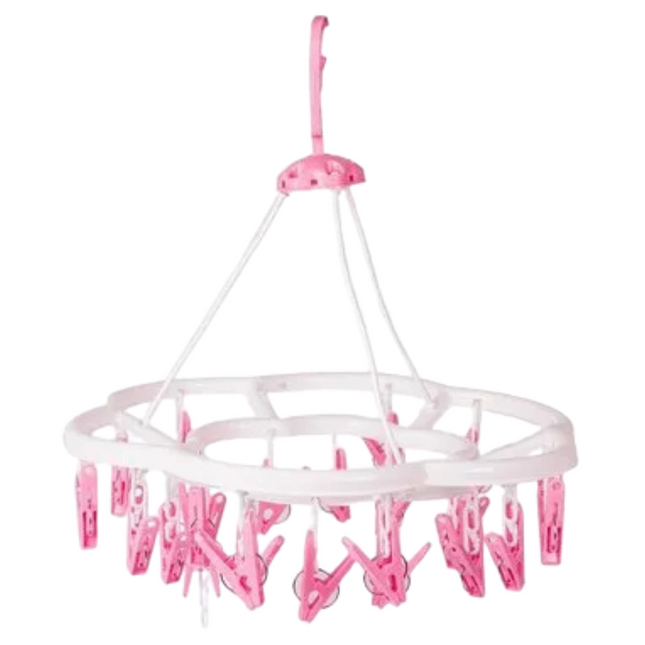 Plastic White Round Babies Cloth Drying