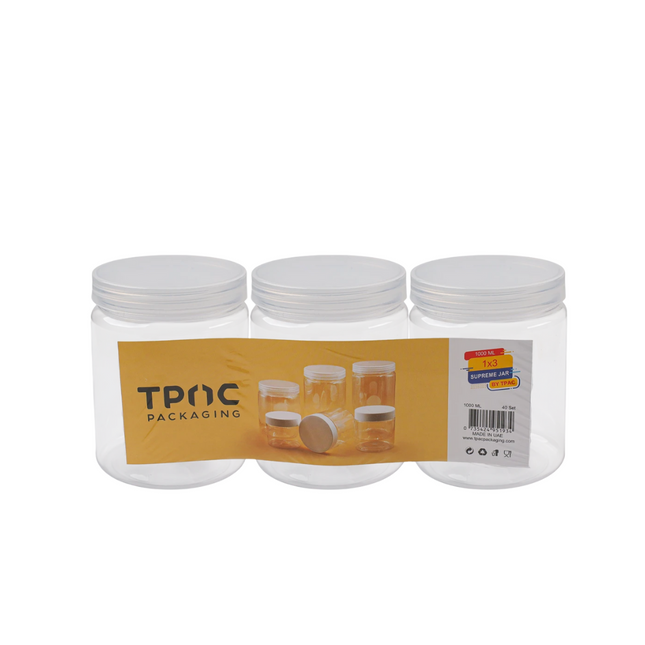 Supreme Jar 1000 ML - 3 Pcs