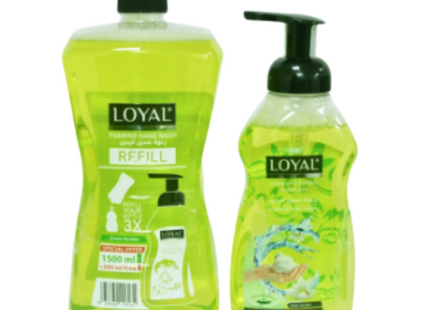 Loyal Foaming Hand Wash Refill Green Garden 1500ml + 500ml Free