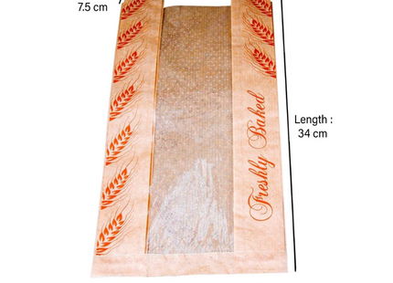 Paper Bag With Window 34 X 15 cm
