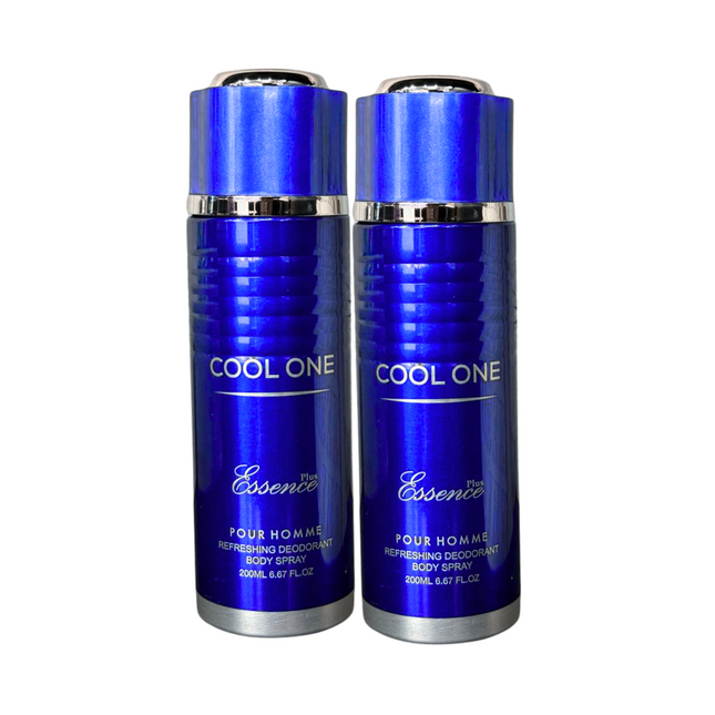 Pefreshing Deodorant Body Spray Essence - Cool One 200 ML X2