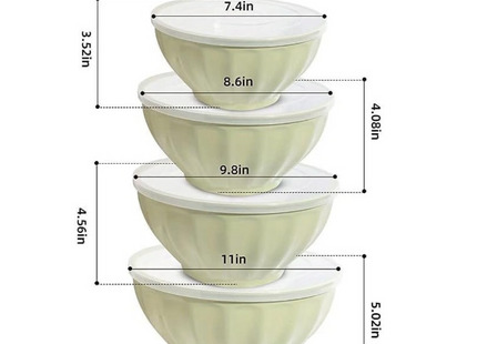 Classic Tableware Bowls 4 Pcs Set