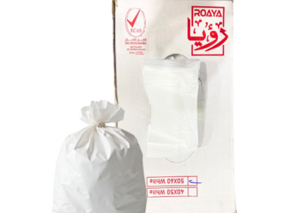 50x60 cm Garbage Bag White 10 KG