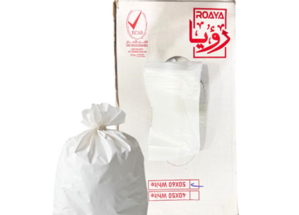40x50 cm Garbage Bag White 10 KG
