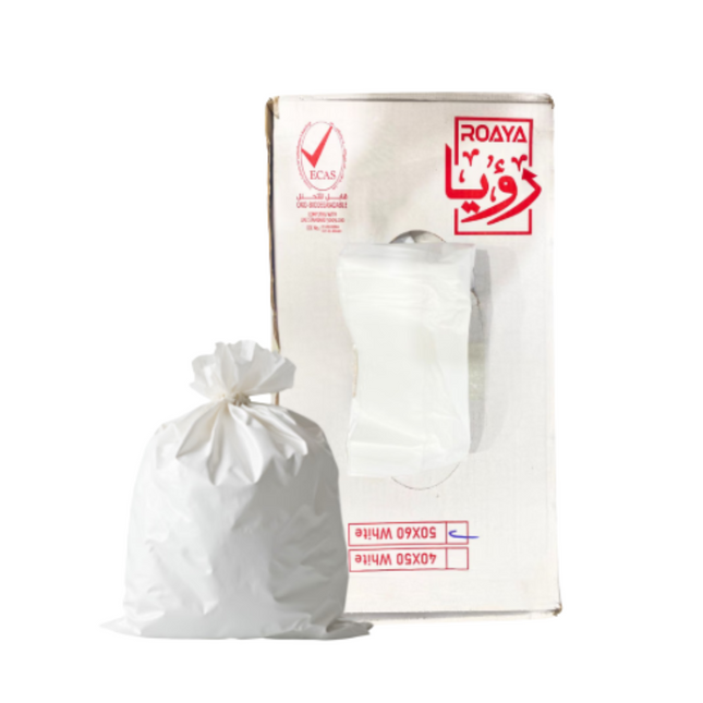 40x50 cm Garbage Bag White 10 KG