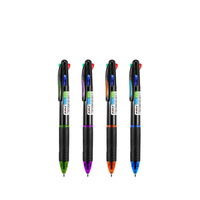 Bribobo 4 Pack 4-in-1 Colored Pens