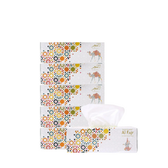 Al Fajr Facial Tissue 2 Ply, 200 - 5 Box