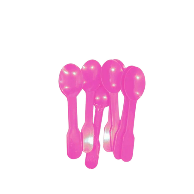 Ice Cream Spoon Pink HD Small 100 Pcs