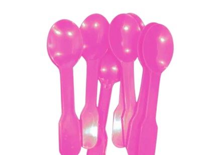 Ice Cream Spoon Medium Pink HD - 50 Pcs