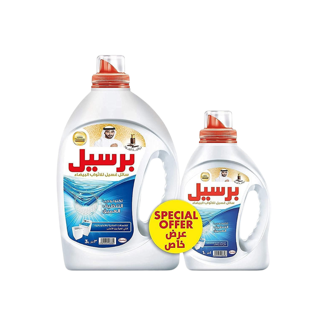 Persil Liquid Detergent, 3L+1L