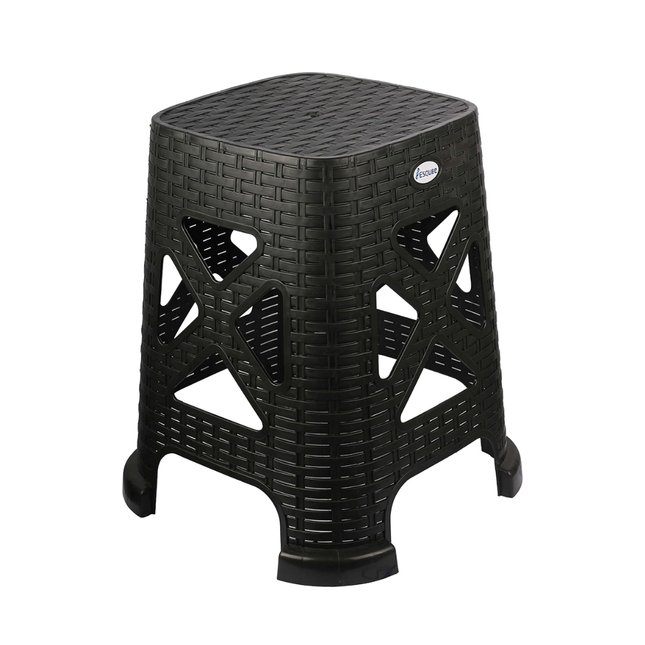 Plastic High Stool Square for Indoors and Outdoors