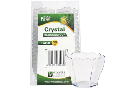 Crystal Blossom Cup GA58 - 30 Pieces
