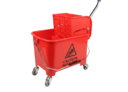 Premium Quality Mop Bucket With Wheels & Wringer 32 Ltr