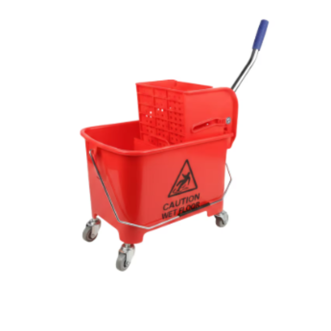 Premium Quality Mop Bucket With Wheels & Wringer 32 Ltr