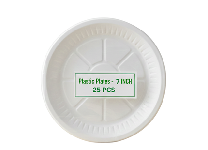 Plastic Plate 7 inch