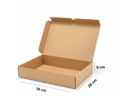 Kraft Meal Lunch Box 35x26x6 cm