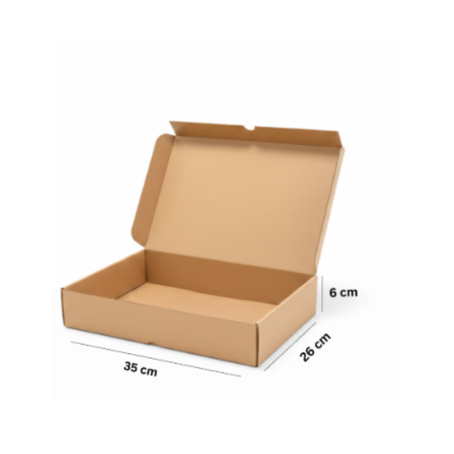 Kraft Meal Lunch Box 35x26x6 cm