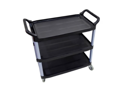 ST01K- Plastic Service Trolley | BLACK