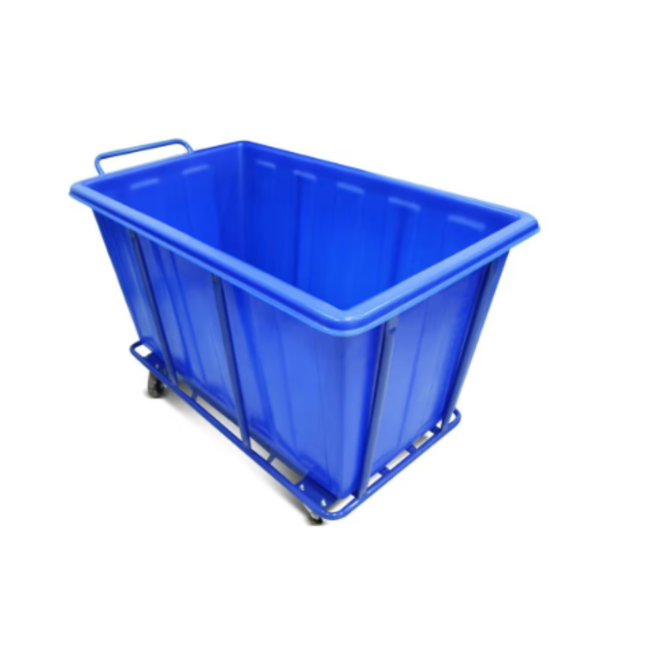 ST17 -Large Plastic Laundry Cart | BLUE