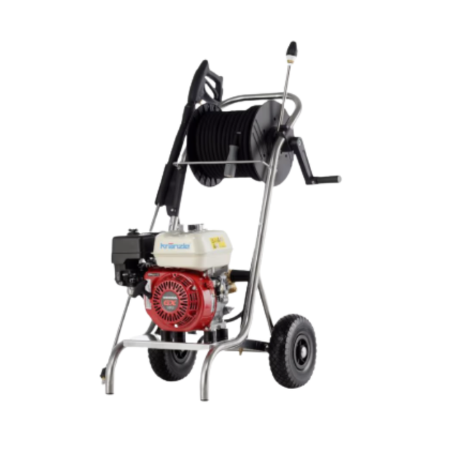 HP06 - Profi Jet 10/200 with Hose Drum and Petrol Engine High Pressure Cleaners Cold Water