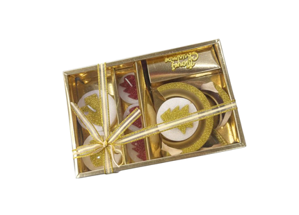 Candle Set Christmas 6 Pcs