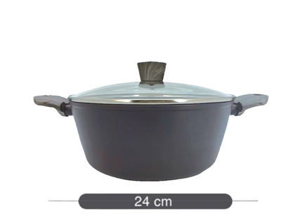 Casserole Aluminum With Lid 24 CM
