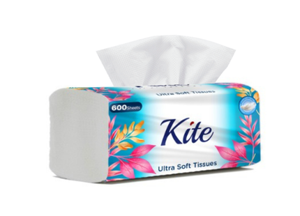 KITE Facial Tissue 600 Sheets
